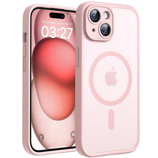 TOCOL for iPhone 16 Pro Max Case, Compatible with Magsafe, Full Camera Protection, Drop Protection, Magnetic Translucent Matte Back Bumper Phone Case for 16 Pro Max 6.9-Inch (Black)