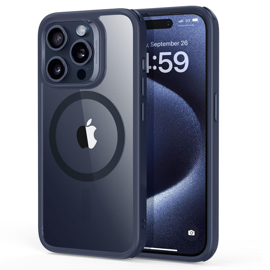 ESR for iPhone 16 Pro Max Case, Camera Control, Compatible with MagSafe, Shockproof Military-Grade Protection, Magnetic Phone Case for iPhone 16 Pro Max, Classic Hybrid Case (HaloLock), Clear